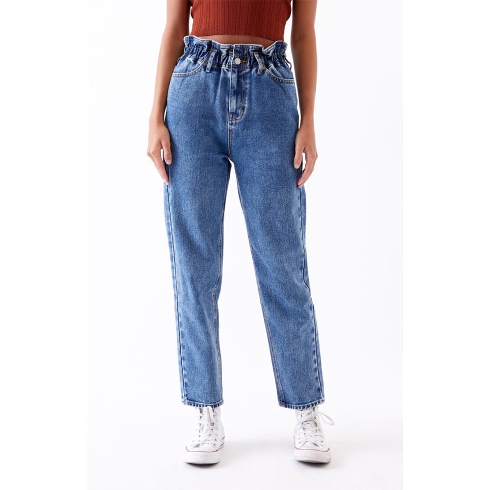 PacSun Seabreak Paperbag Waist Mom Jeans